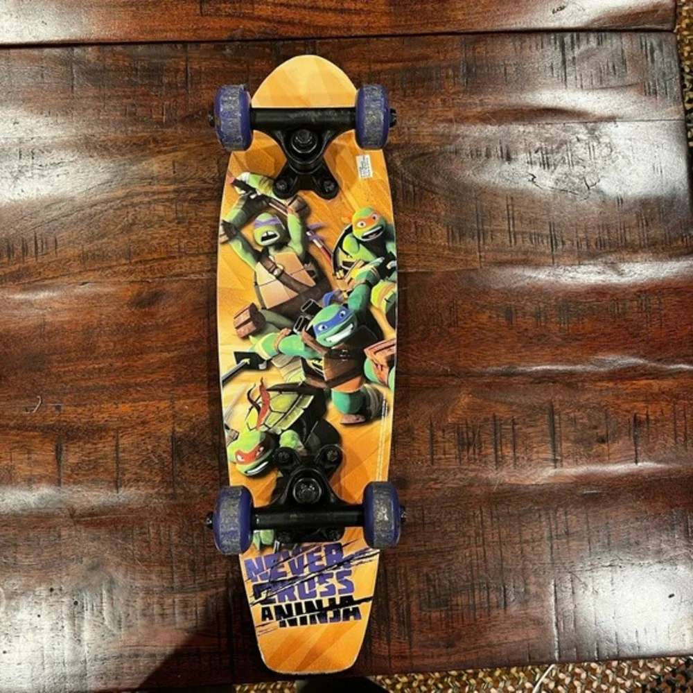 Vtg‎ 2014 Teenage Mutant Ninja Turtles TMNT Nickelodeon Skateboard Bravo Sports